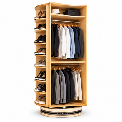 Double Hang Spinning Closet