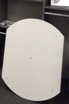 Top Panel (34" Plywood Core, Melamine Coated)