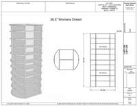 Woman's Dream Spinning Closet