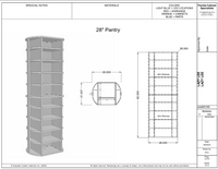 Pantry Unit Spinning Storage