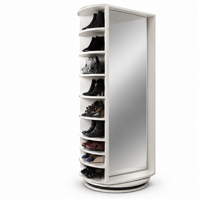 Reach In spinning closet with mirror
