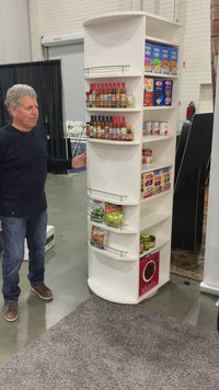 Pantry Unit Spinning Storage