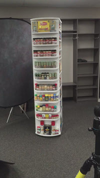 Pantry Unit Spinning Storage