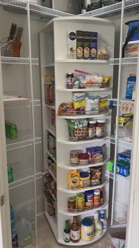 Pantry Unit Spinning Storage